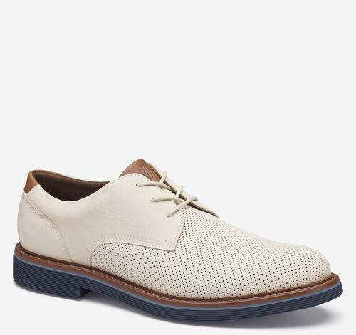 Tyson Perfed Plain Toe - Ivory Nubuck