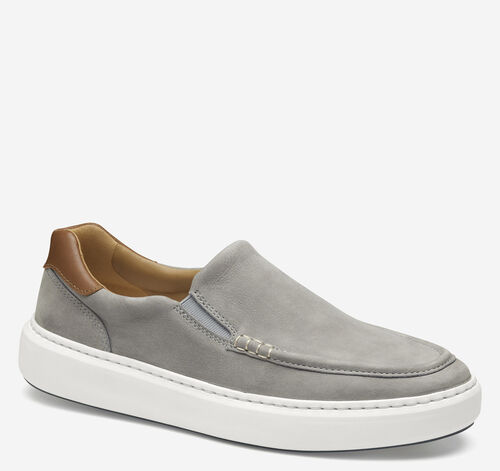 Anders Moc Toe Slip-On - Gray Nubuck