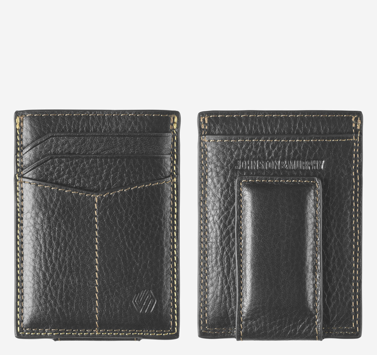 Double-Contrast Stitch Front Pocket Wallet image number null