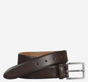 Feather-Edge Italian Leather Belt image number null