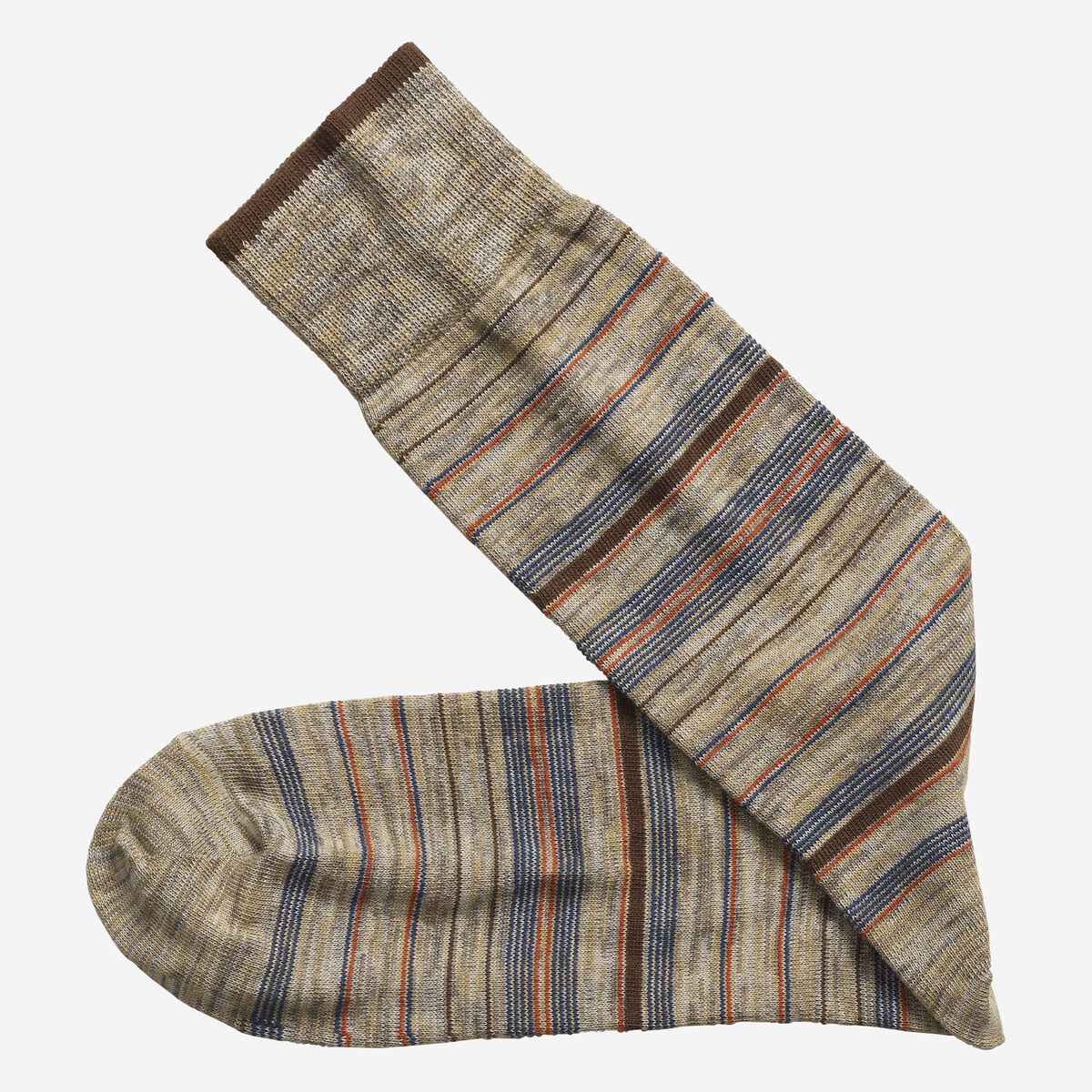 Heather Stripe Socks image number null
