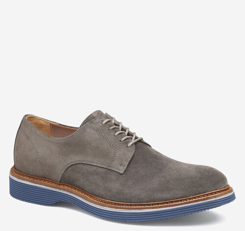 Jenson Plain Toe - Gray Italian Suede