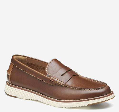 Upton Penny Loafer - Tan Full Grain