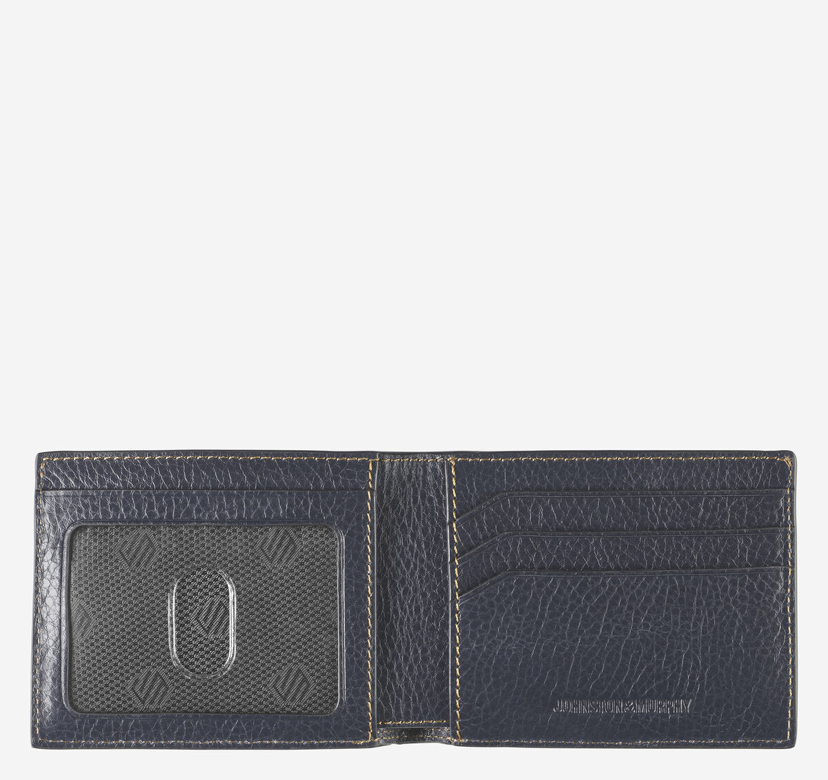 Double Contrast Stitch Billfold Wallet image number null