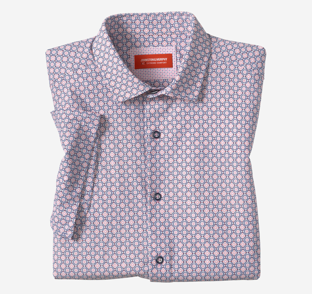 XC+&trade; Motion Short-Sleeve Print Knit Shirt image number null