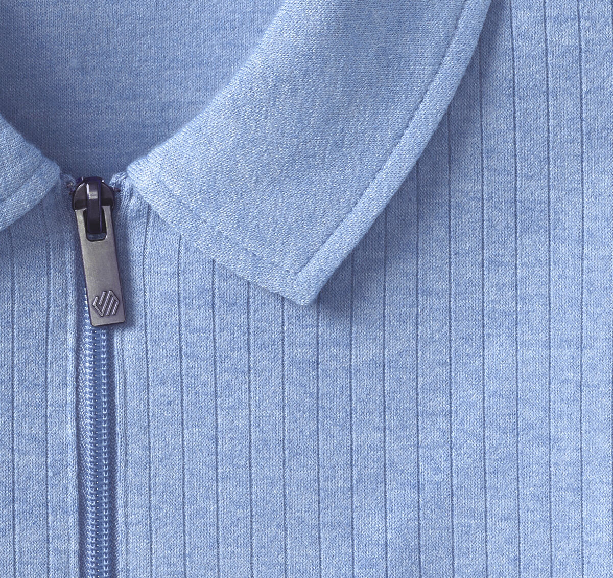 Finn Ribbed Zip Polo image number null