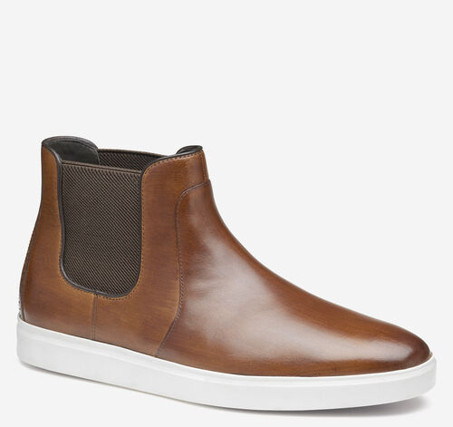 Brody Chelsea Boot - Brown Hand-Stained Full Grain