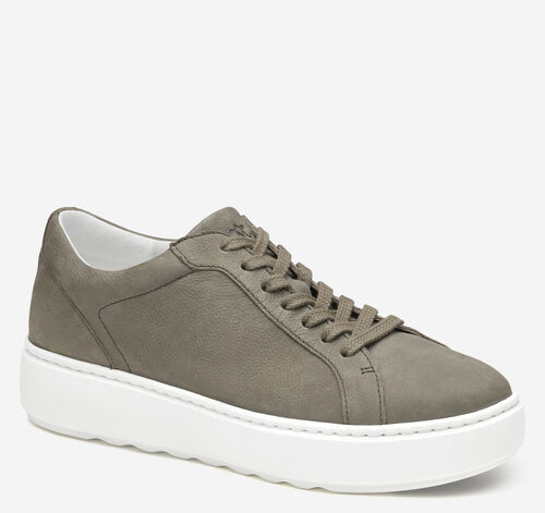 Cammie Lace-Up - Gray Tumbled Nubuck