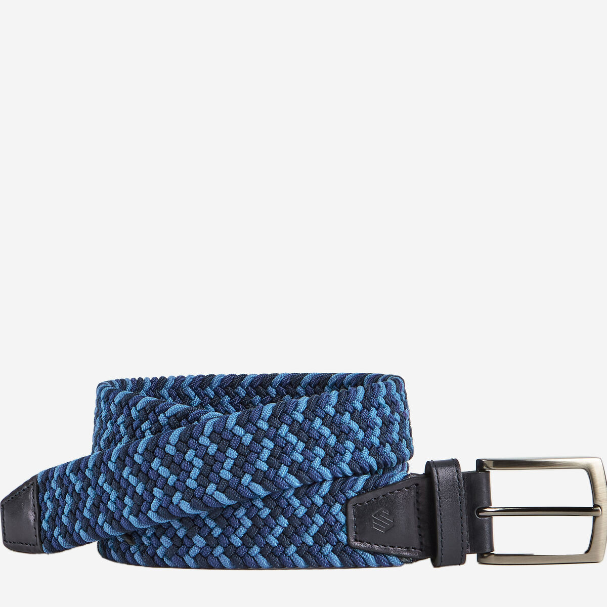 Woven Stretch-Knit Belt image number null