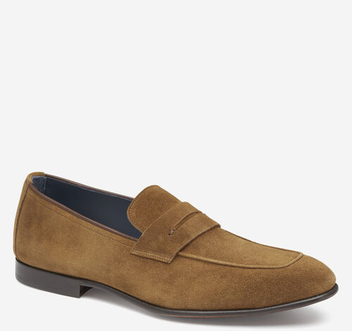 Taylor Penny Loafer - Snuff Italian Suede