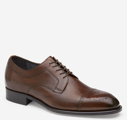 Ellsworth Cap Toe - Brown Italian Calfskin