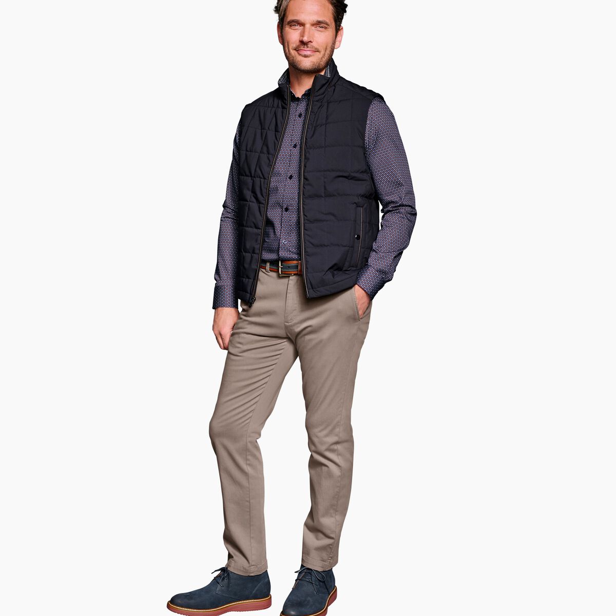 Box Quilted Vest image number null