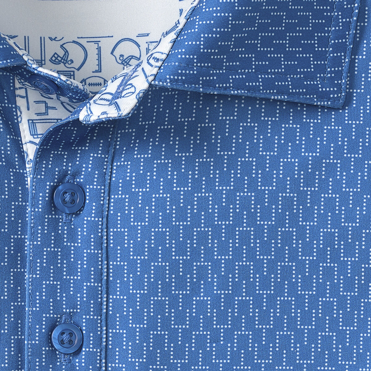 Game Day XC4&reg; Goal Post Print Polo image number null