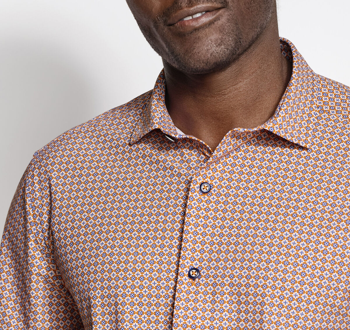 XC+&trade; Motion Short-Sleeve Print Knit Shirt image number null