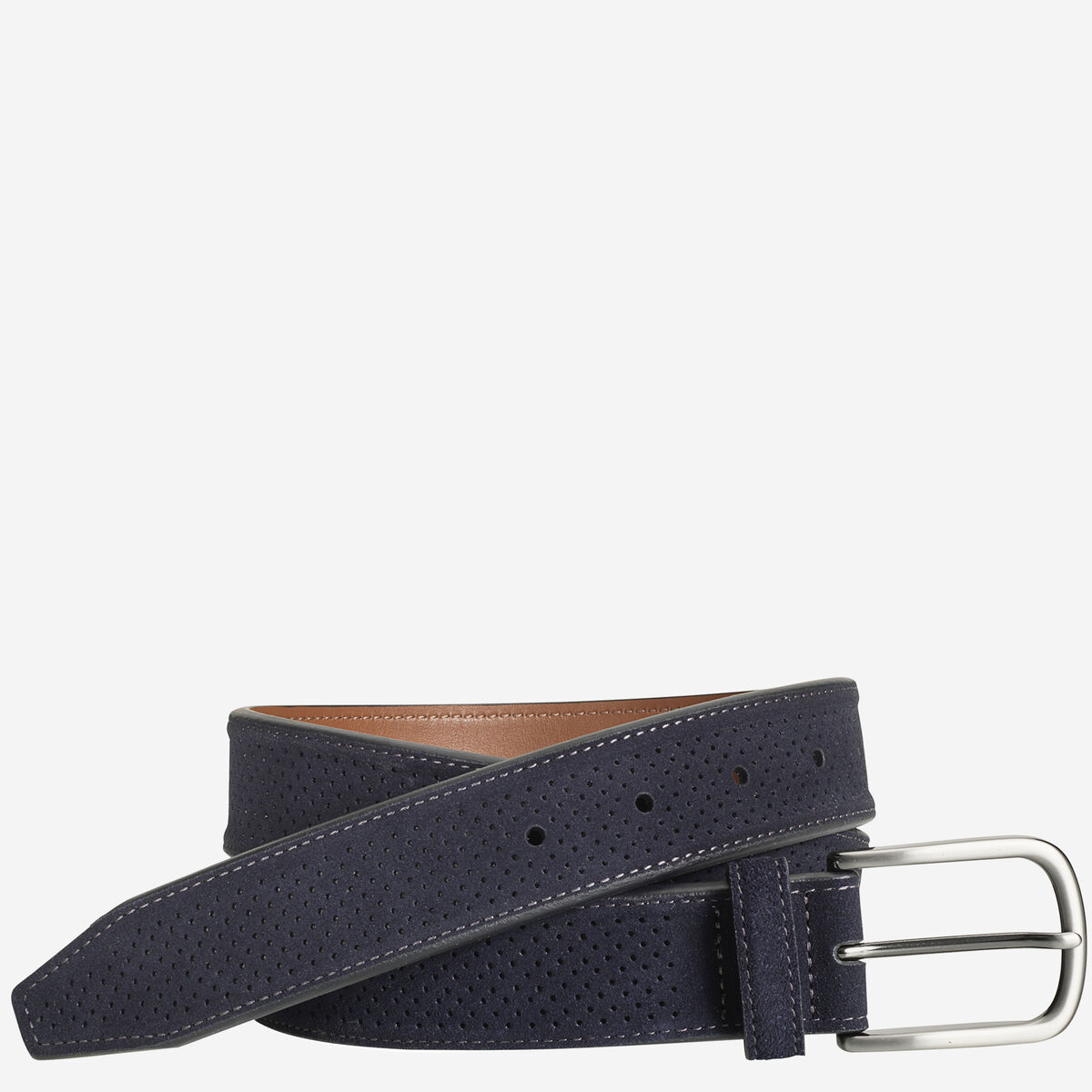 Perfed Suede Belt image number null