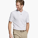 Jacquard Zip Polo image number null