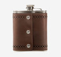 Jack Daniel&rsquo;s x J&M 175th Leather-Wrapped Flask image number null