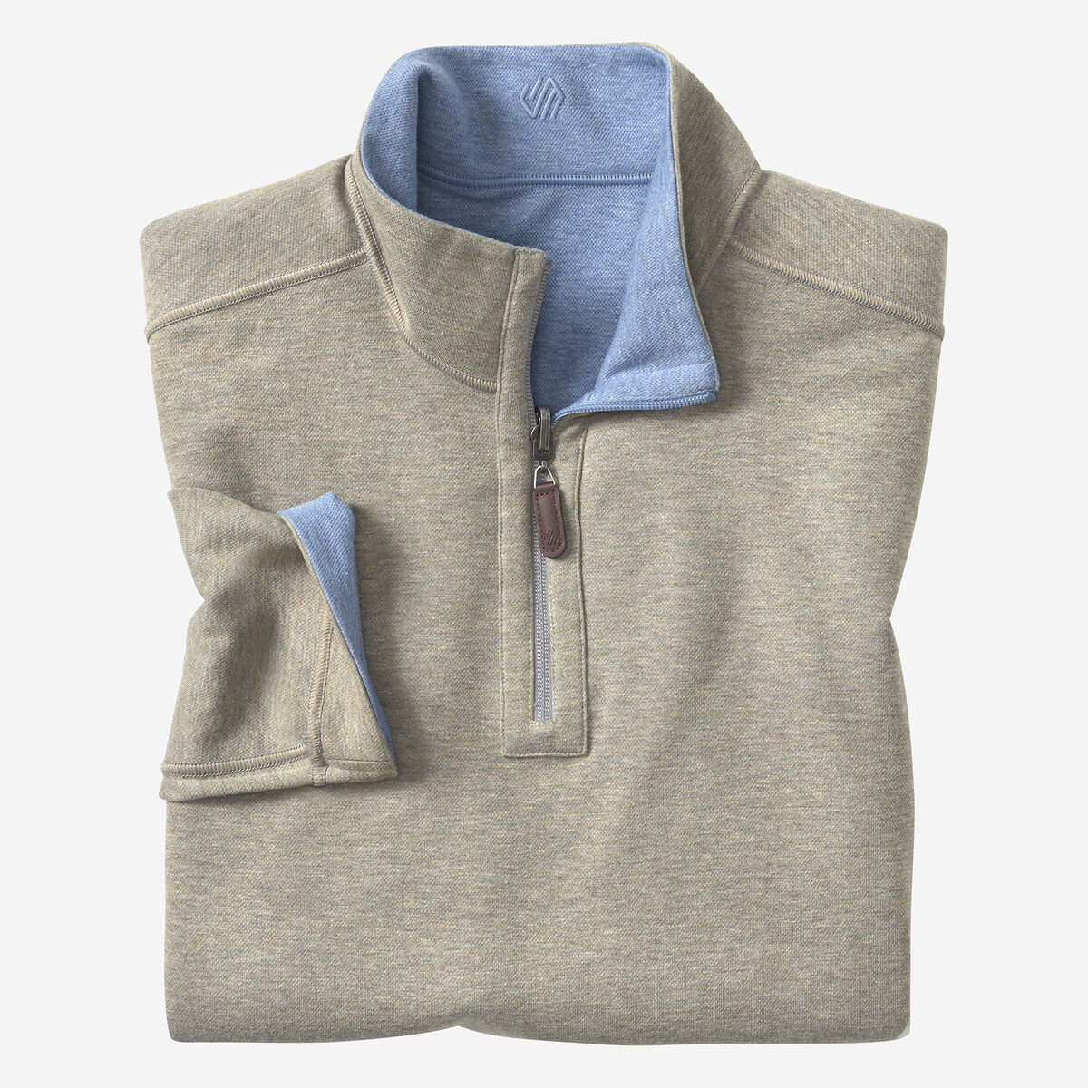 Icon Reversible Solid Quarter-Zip image number null