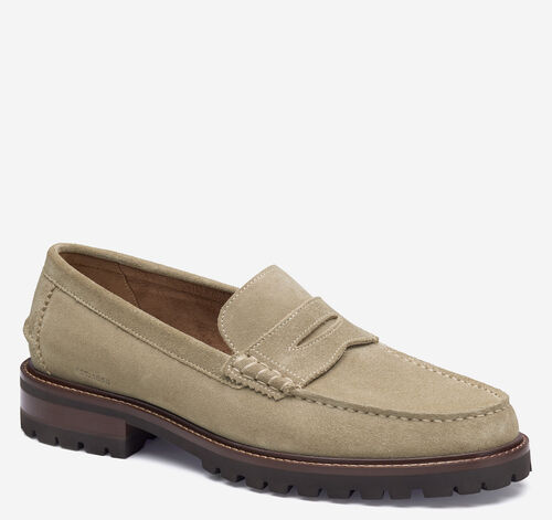 Collier Penny Loafer - Beige Suede