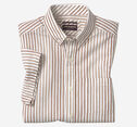 Cotton-Linen Short-Sleeve Print Shirt image number null