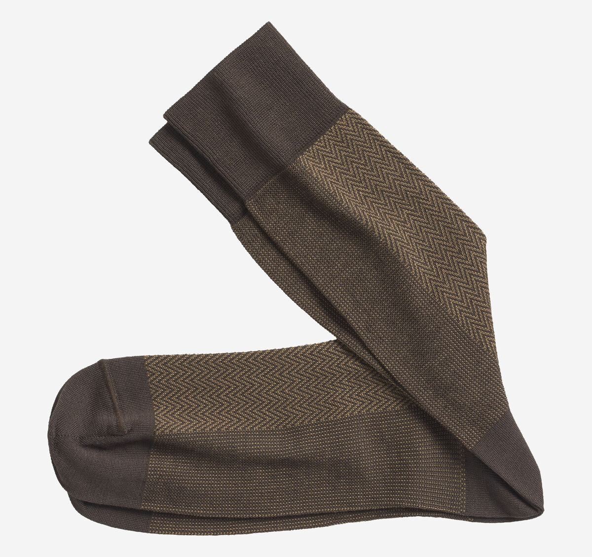 Herringbone Panel Socks image number null