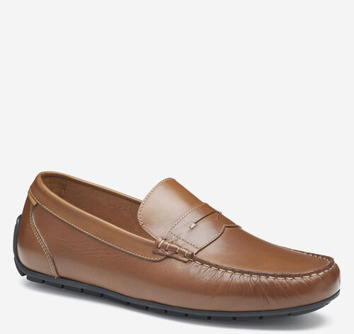 Beck Penny Loafer - Tan Full Grain