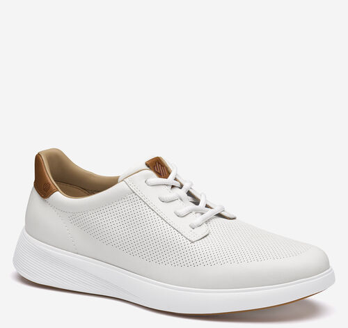 Ackerson Perfed Plain Toe - White Full-Grain Leather