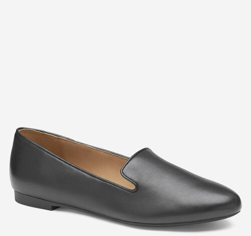 Delanie Loafer - Black Glove Leather