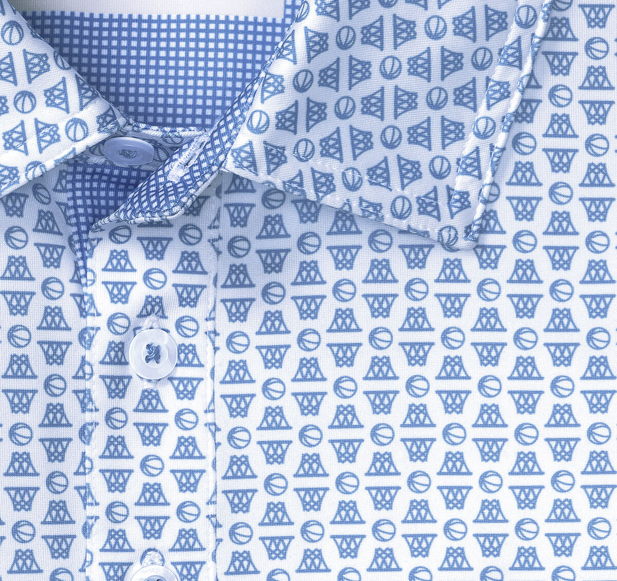 Game Day XC+&trade; Basketball Print Polo image number null