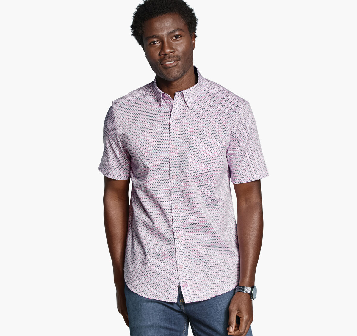 Logan Printed Short-Sleeve Shirt image number null
