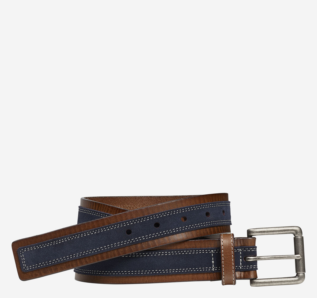 Suede Overlay Belt image number null