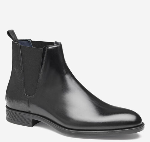 Flynch Chelsea Boot - Black Italian Calfskin