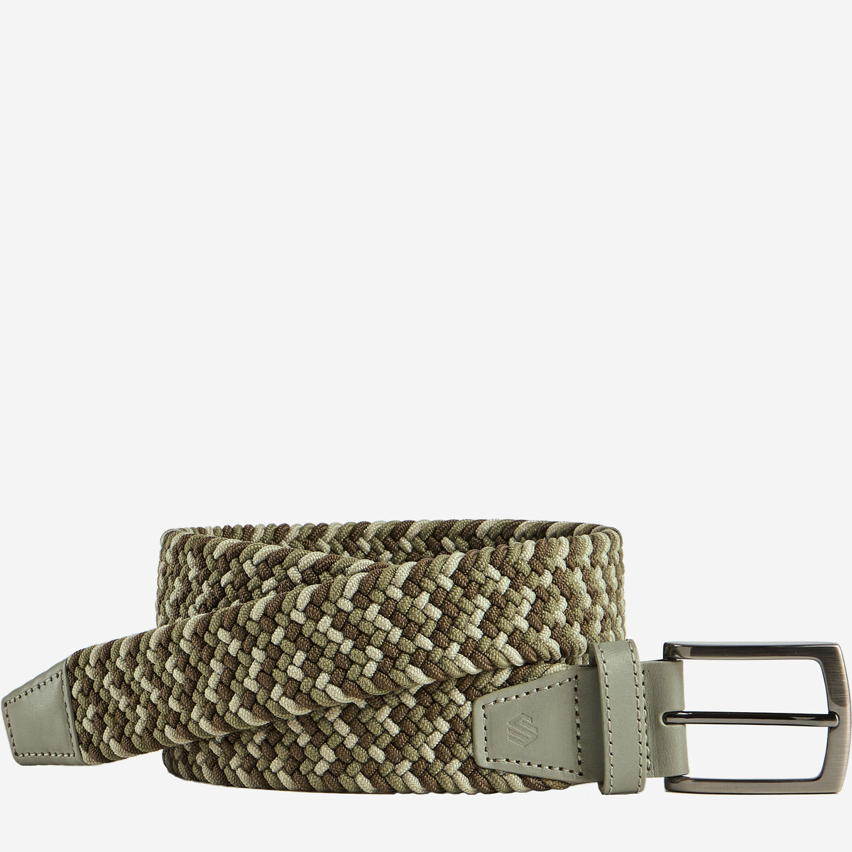 Woven Stretch-Knit Belt image number null
