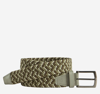 Woven Stretch-Knit Belt