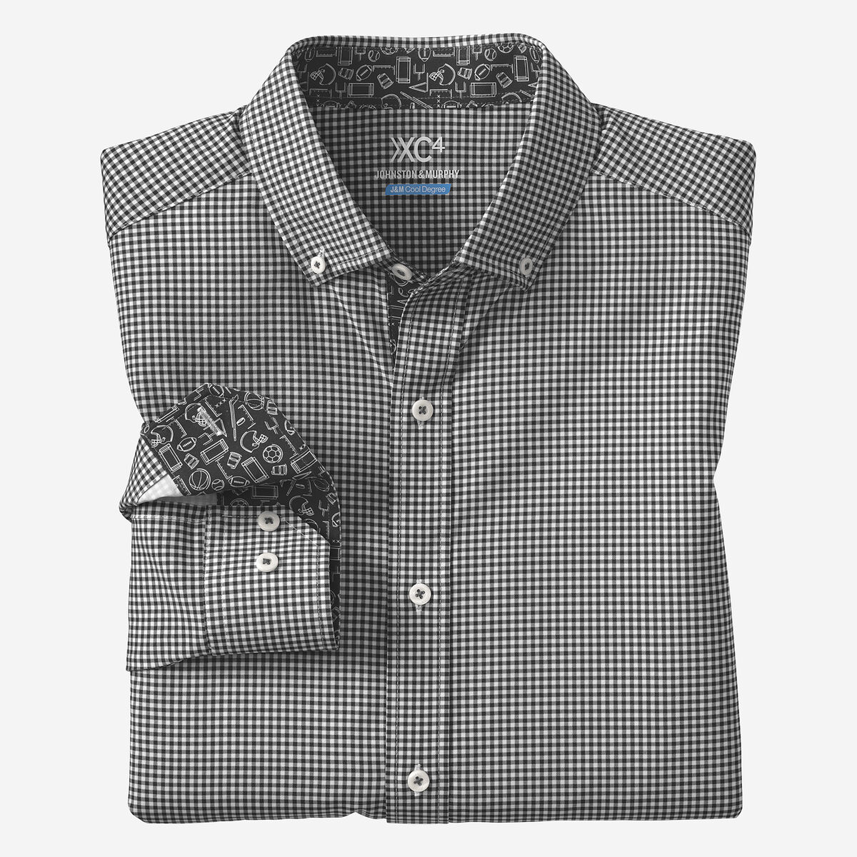 Game Day XC4&reg; Long-Sleeve Gingham Shirt image number null