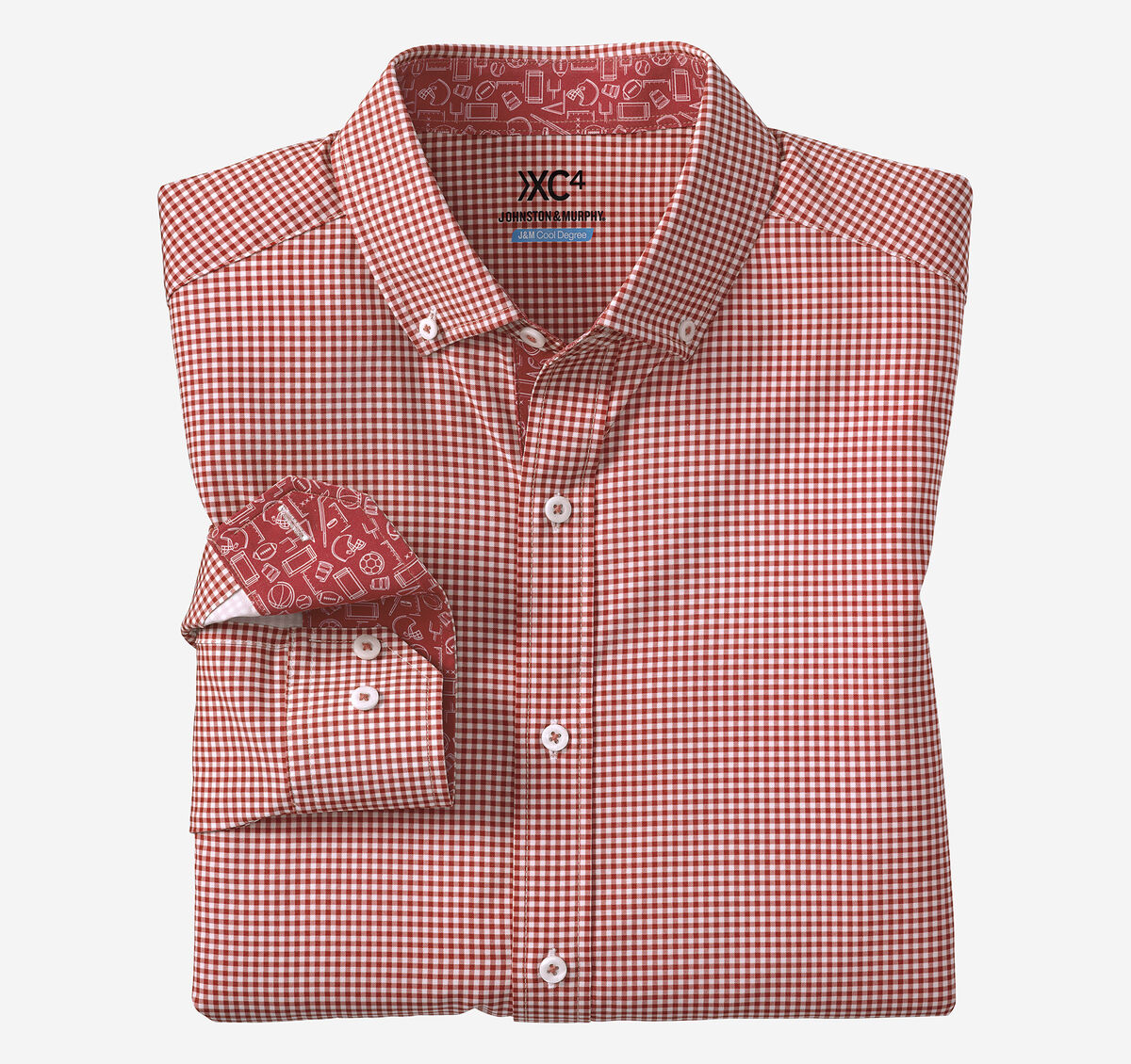 Game Day XC4&reg; Long-Sleeve Gingham Shirt image number null