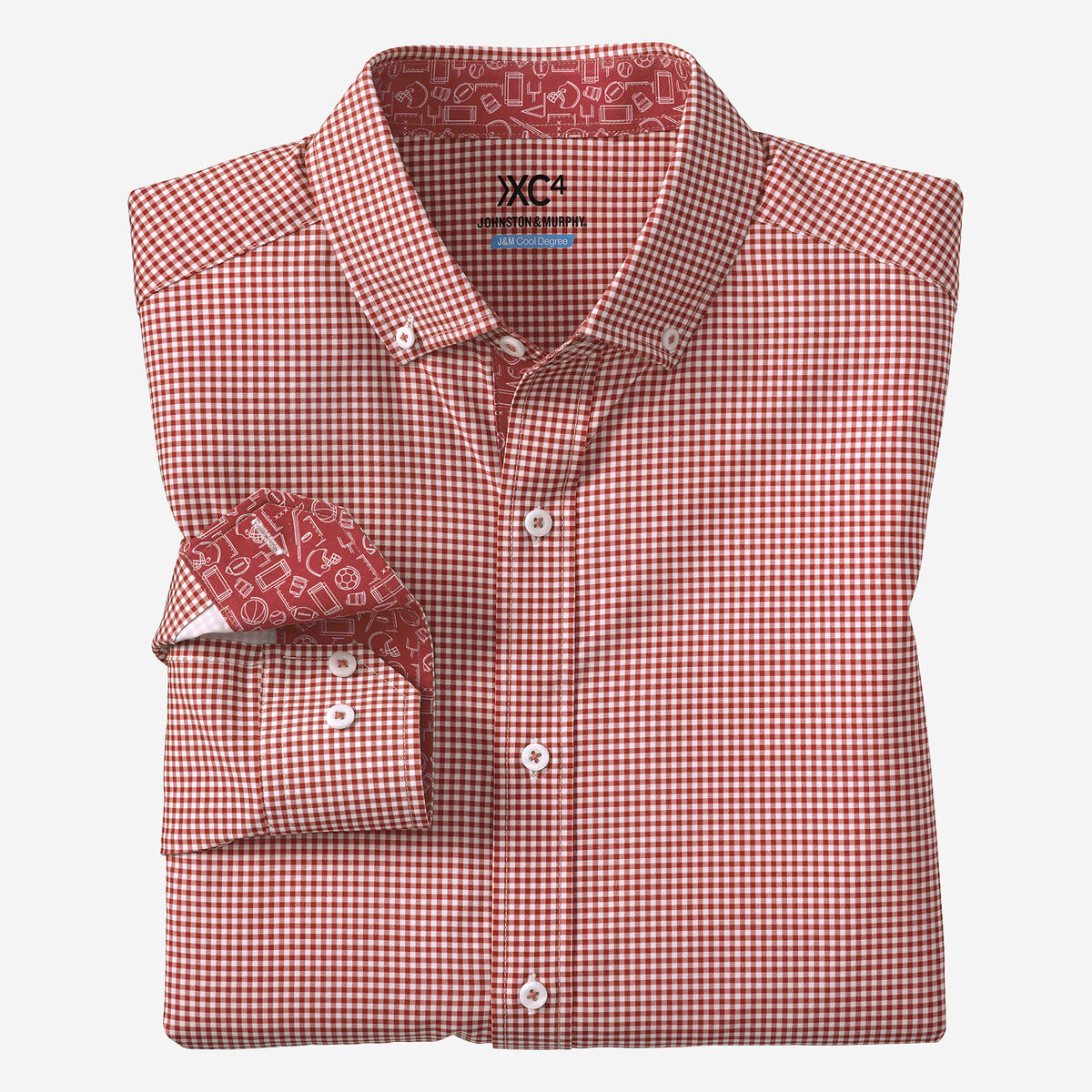 Game Day XC4&reg; Long-Sleeve Gingham Shirt image number null