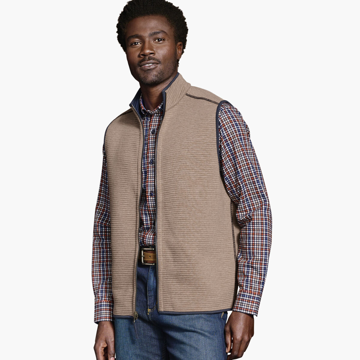 Reversible Channel Quilted Vest image number null