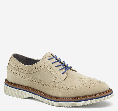 Jenson Longwing - Taupe Italian Suede