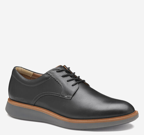 XC+™ Parker Plain Toe - Black Waterproof Full Grain Leather