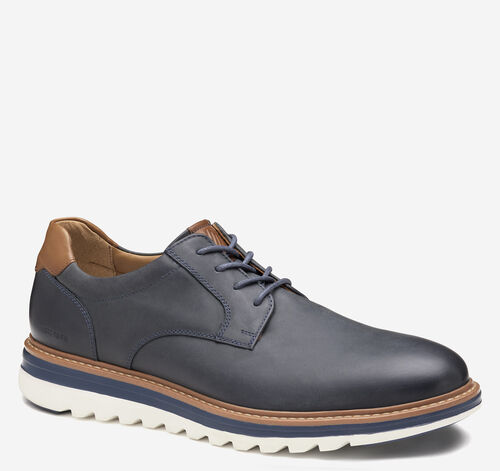 Braxton Plain Toe - Navy Oiled Full Grain