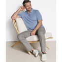 Finn Ribbed Zip Polo image number null
