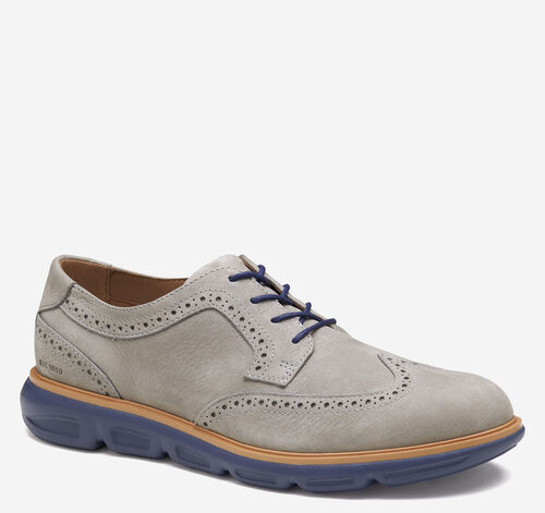 Larkin Wingtip - Gray Nubuck