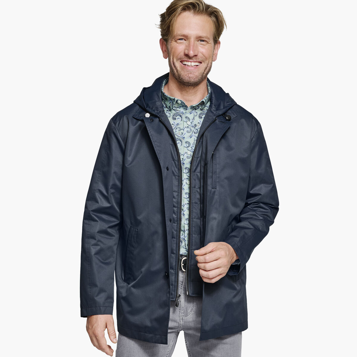 Upton Water-Resistant Raincoat image number null