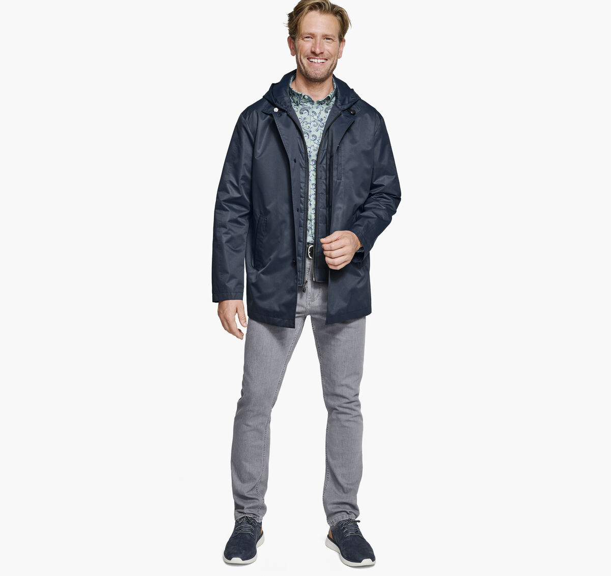 Upton Water-Resistant Raincoat image number null