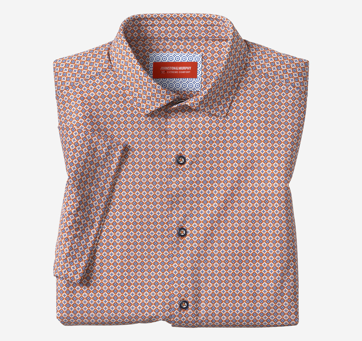 XC+&trade; Motion Short-Sleeve Print Knit Shirt image number null