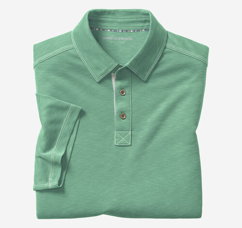 Vintage Slub Polo - Shamrock