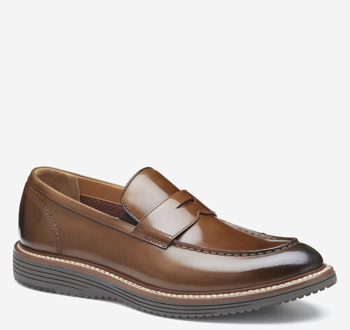 Upton Penny Loafer - Tan Full Grain
