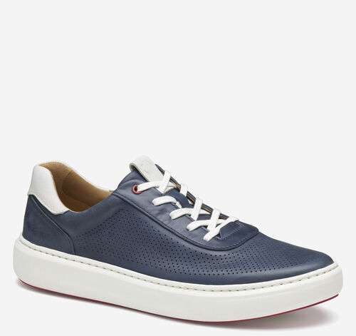 Anders Perfed U-Throat - Navy Full Grain