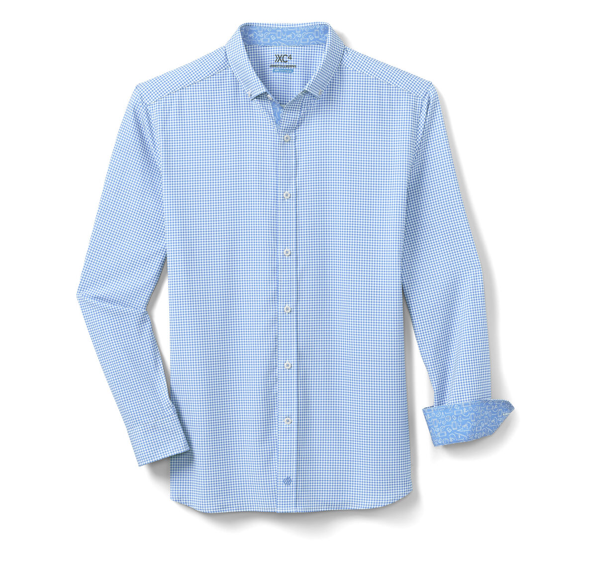 Game Day XC4&reg; Long-Sleeve Gingham Shirt image number null